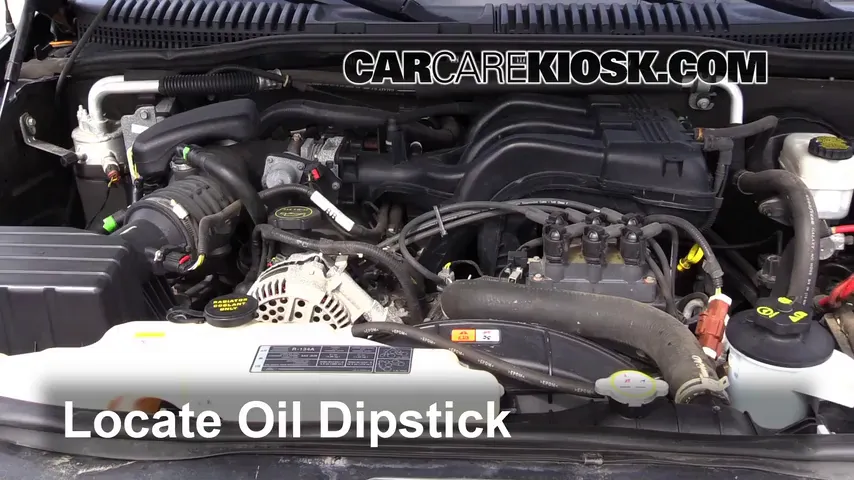 2008 Ford Explorer Sport Trac XLT 4.0L V6 Oil Check Oil Level